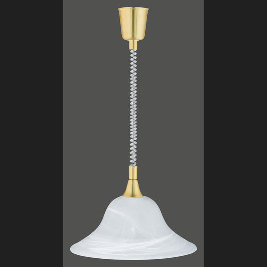 Viola  - Pendant - White Brushed - Trio