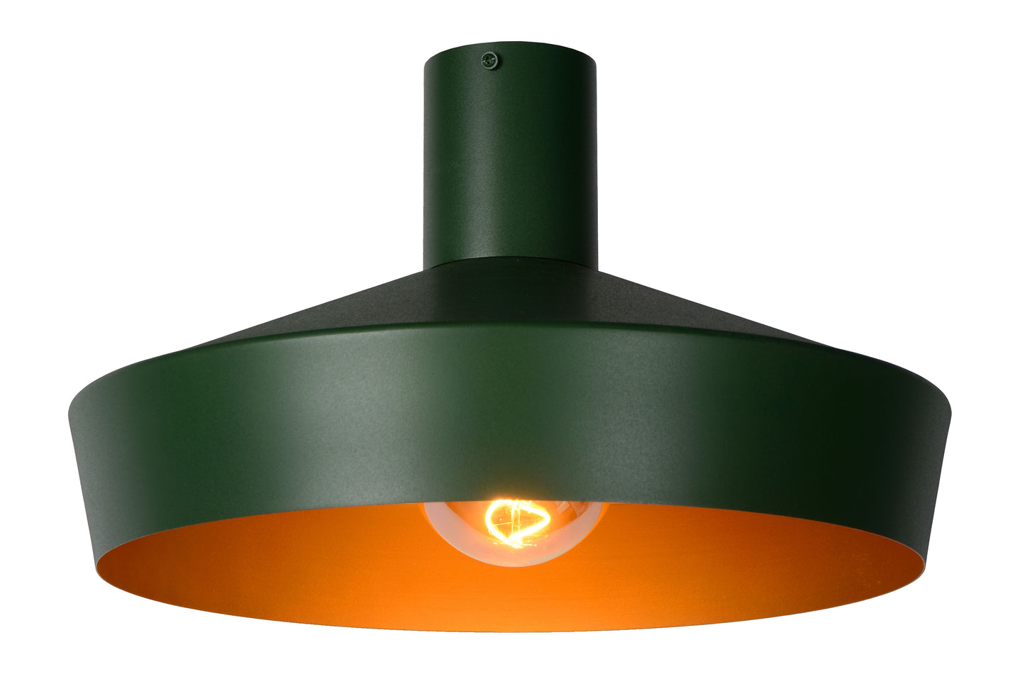 Lucide CARDIFF - Flush ceiling light - Ø 40 cm - 1xE27 - Green