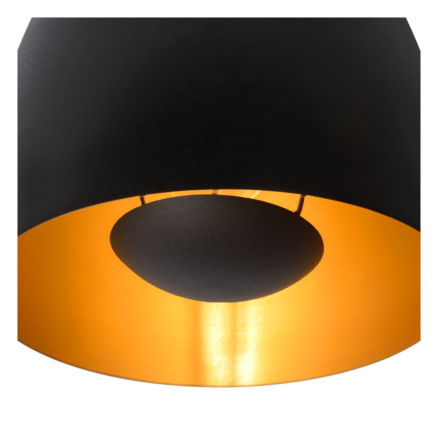 Lucide NOLAN - Flush ceiling light - Ø 24 cm - 1xE27 - Black