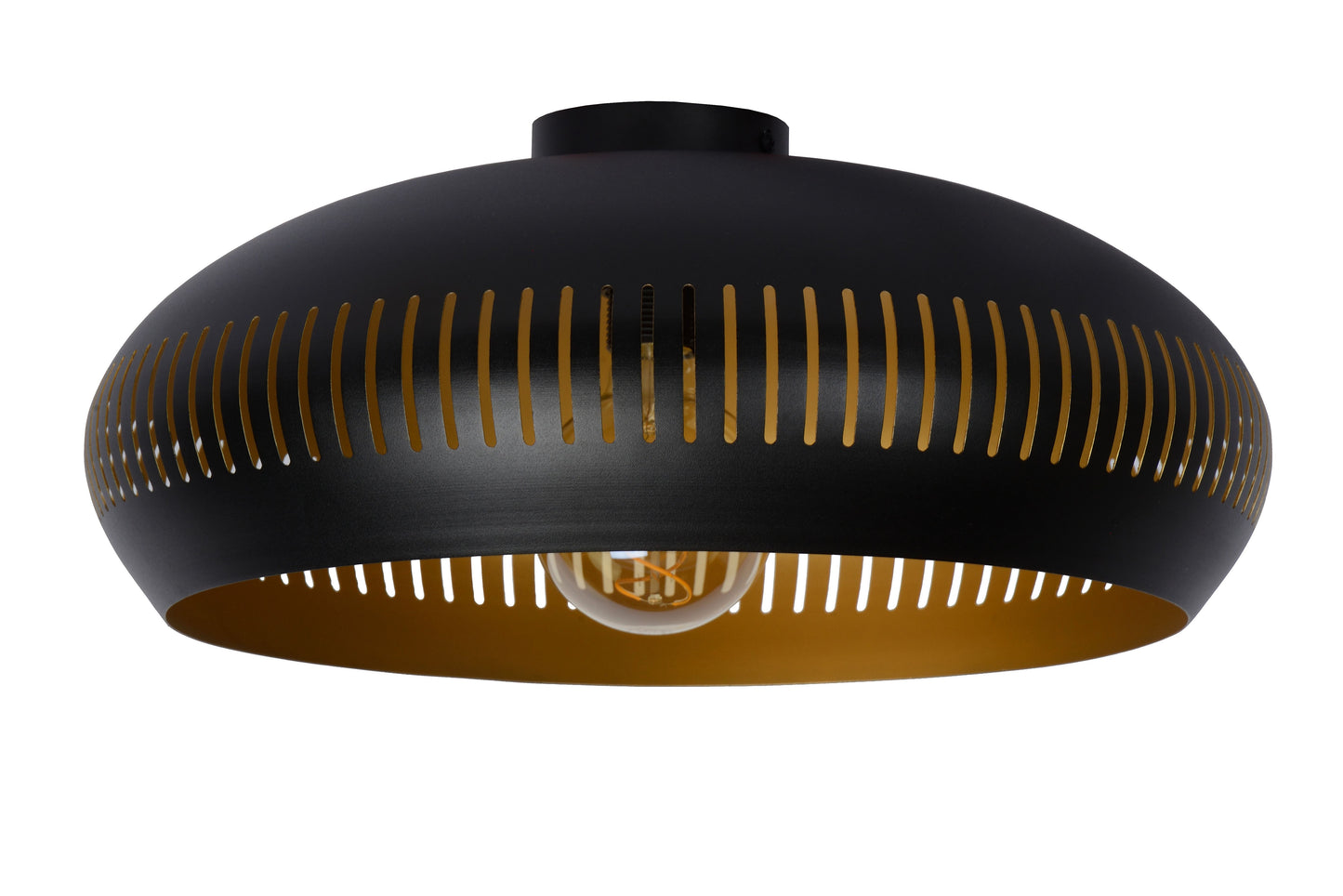 Lucide RAYCO - Flush ceiling light - Ø 45 cm - 1xE27 - Black