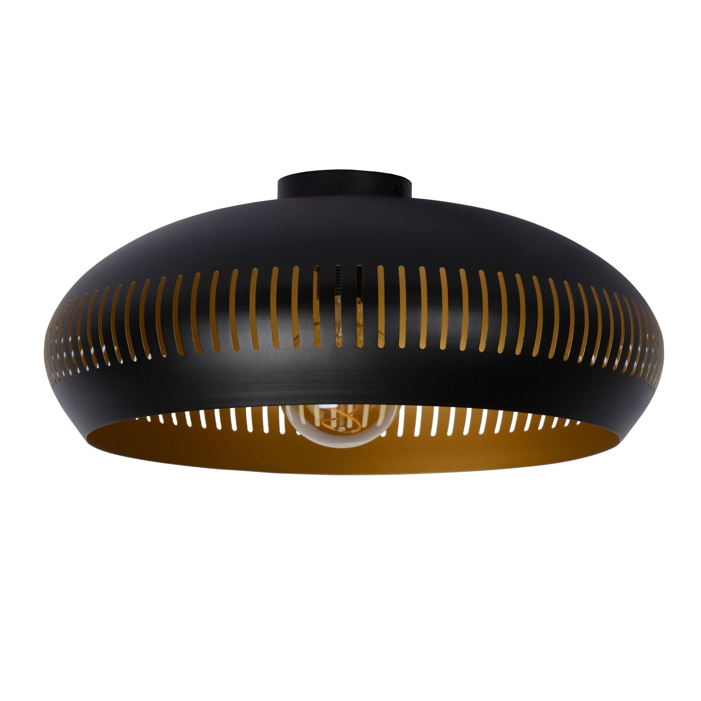 Lucide RAYCO - Flush ceiling light - Ø 45 cm - 1xE27 - Black