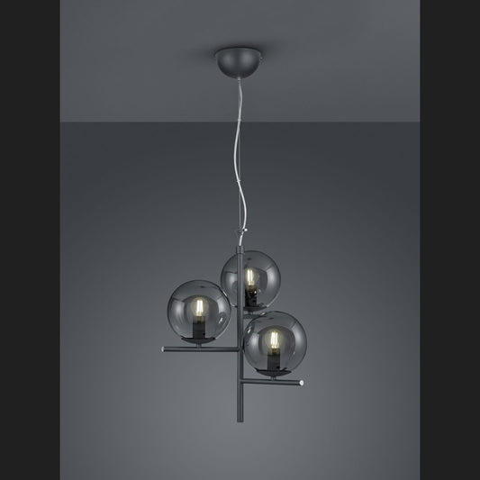 Pure  - Pendant - Smoke - Trio