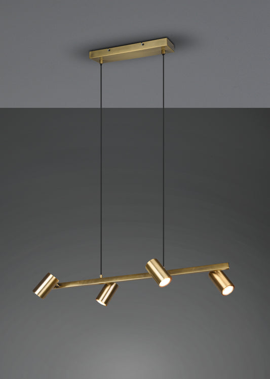 Marley  - Pendant - Old Brass - Trio