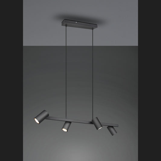 Marley  - Pendant - Black Matt - Trio