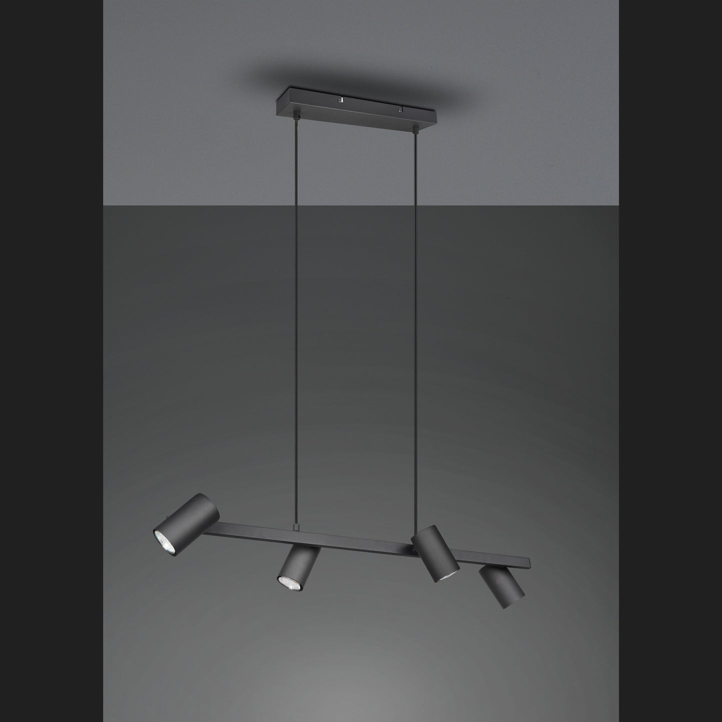 Marley  - Pendant - Black Matt - Trio