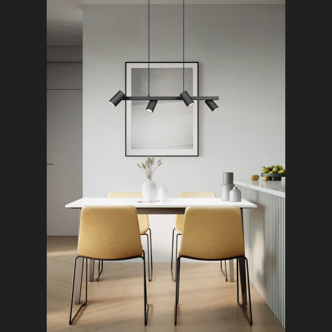 Marley  - Pendant - Black Matt - Trio