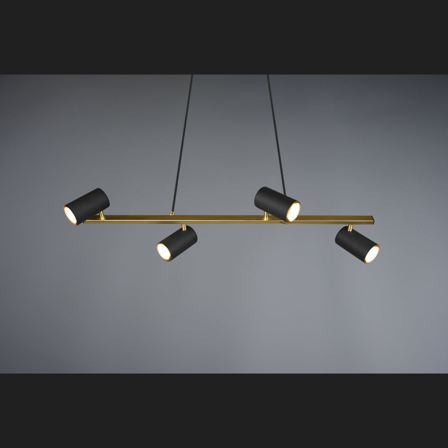 Marley  - Pendant - Black - Gold - Trio