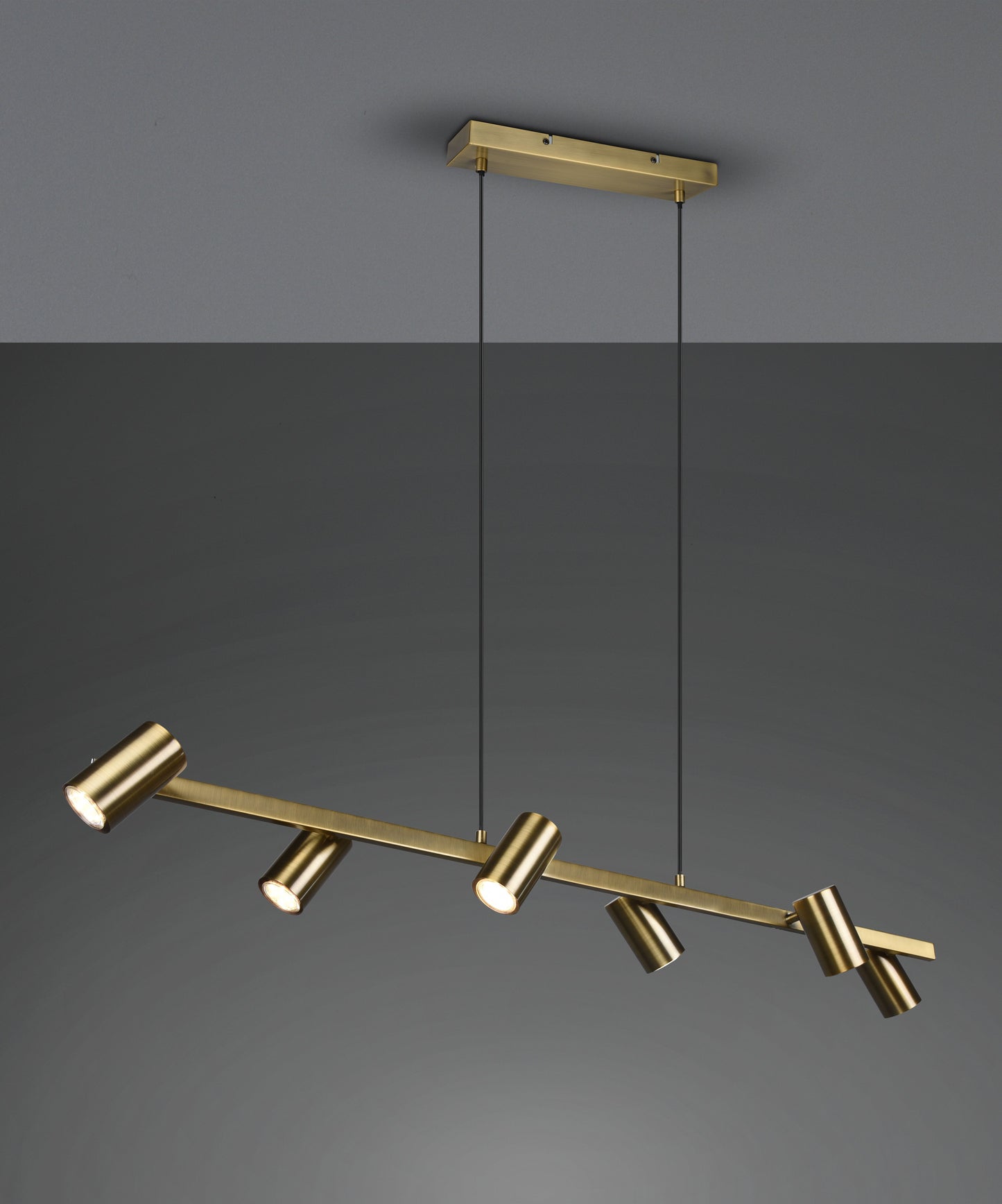 Marley  - Pendant - Old Brass - Trio