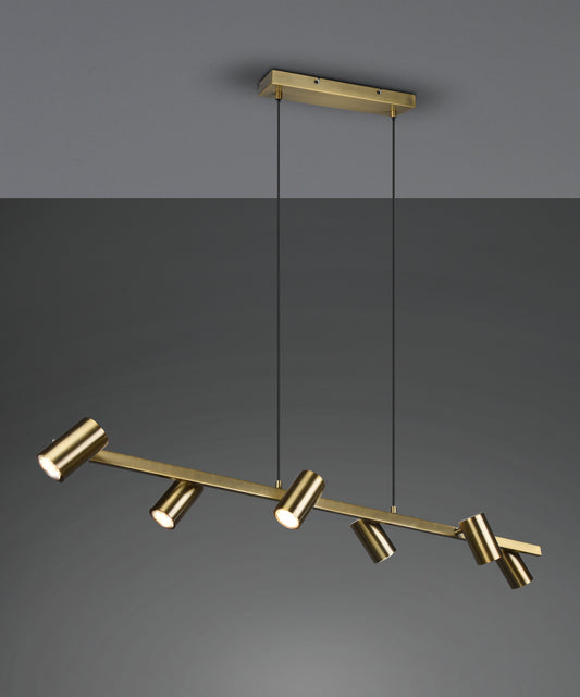 Marley  - Pendant - Old Brass - Trio