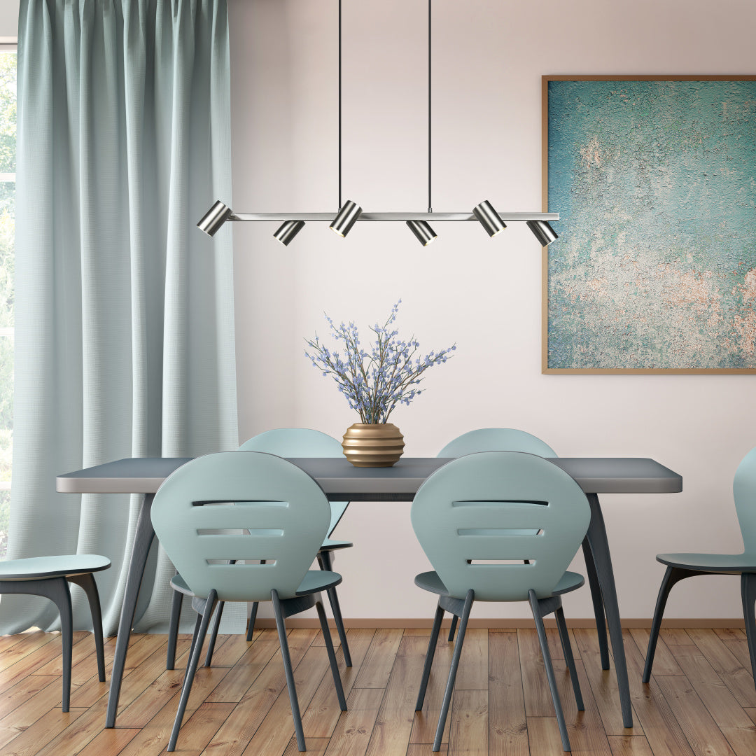 Marley  - Pendant - Nickel Matt - Trio