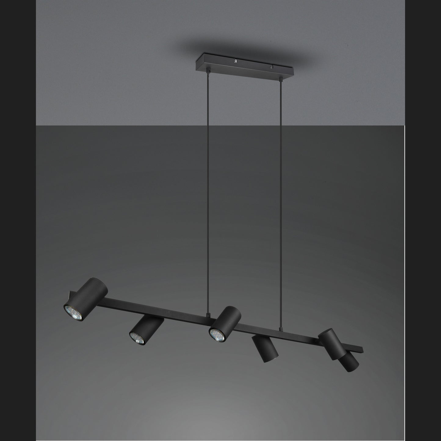 Marley  - Pendant - Black Matt - Trio