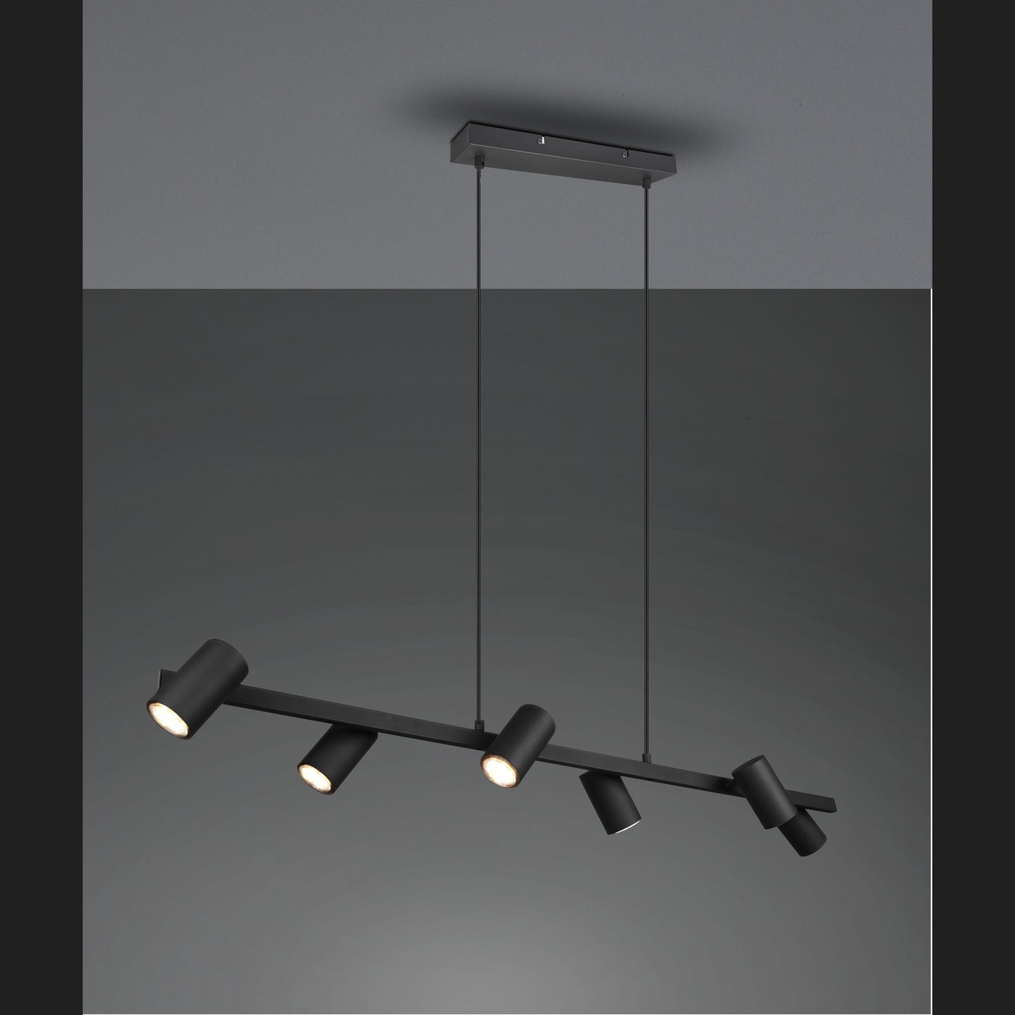 Marley  - Pendant - Black Matt - Trio