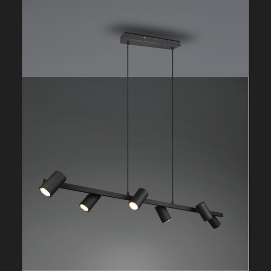 Marley  - Pendant - Black Matt - Trio