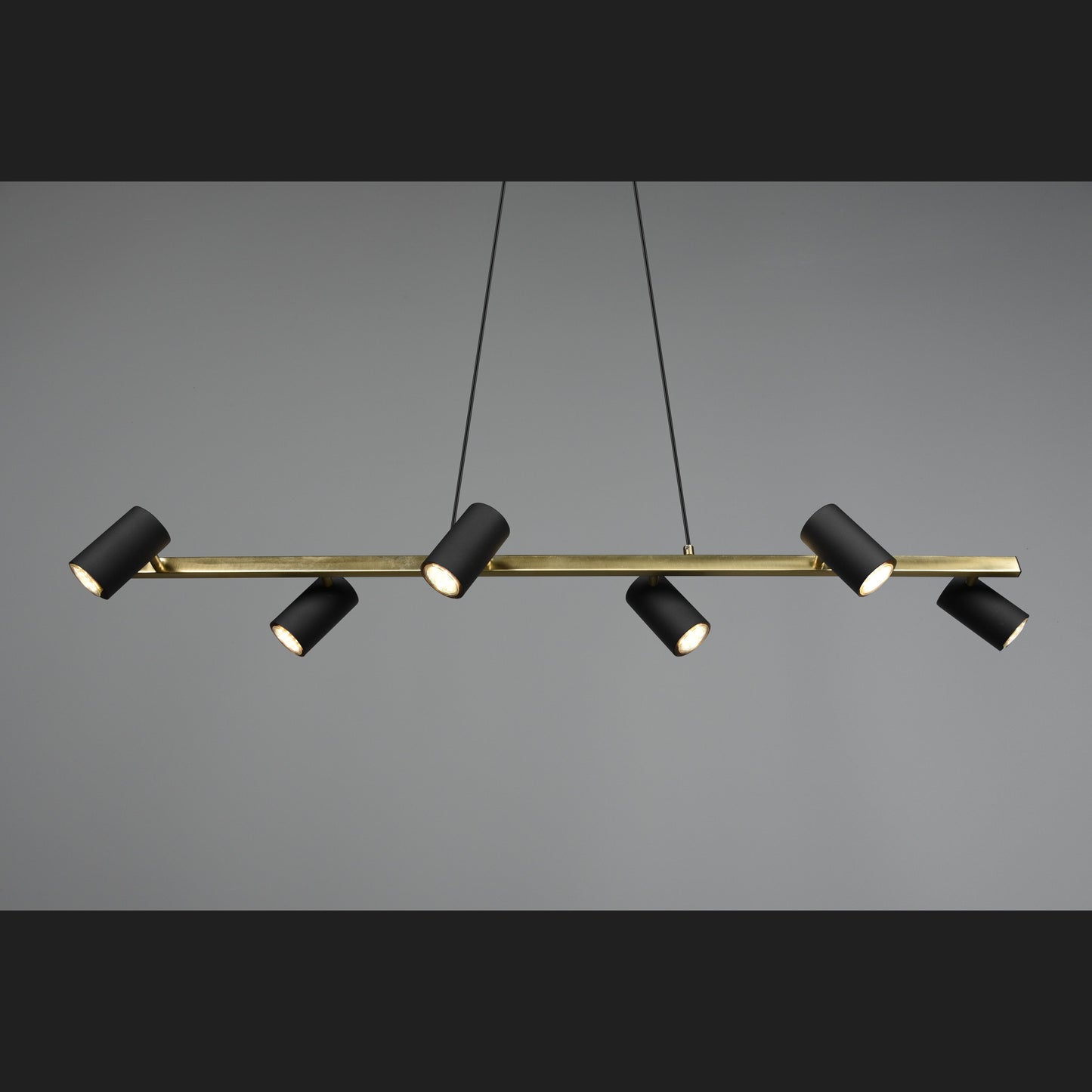 Marley  - Pendant - Black - Gold - Trio