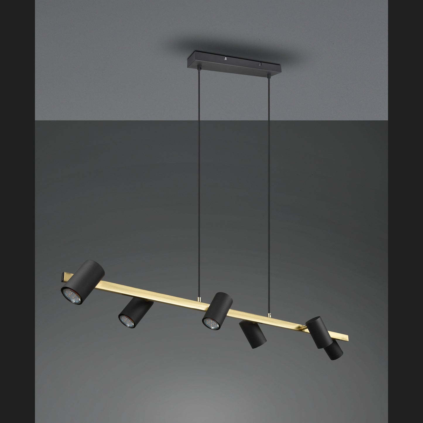 Marley  - Pendant - Black - Gold - Trio
