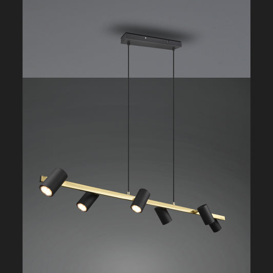 Marley  - Pendant - Black - Gold - Trio