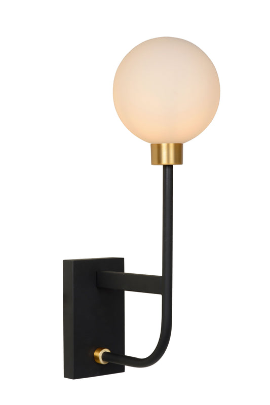 Lucide BEREND - Wall light Bathroom - 1x G9 - IP44 - Black