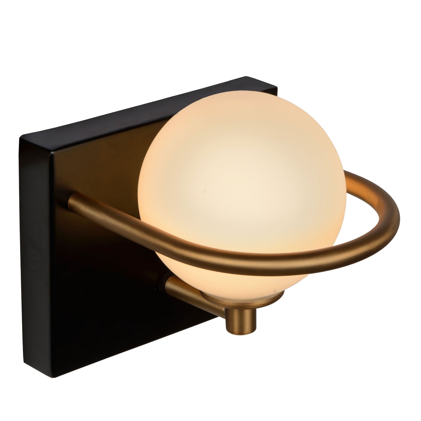 Lucide ISOBEL - Wall light Bathroom - 1xG9 - IP44 - Black