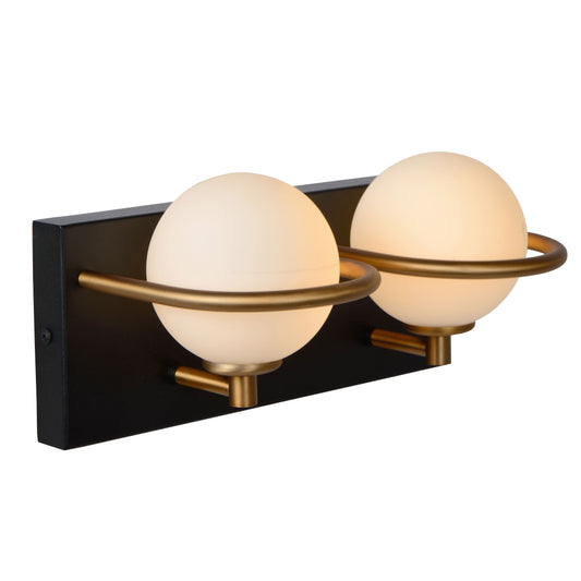 Lucide ISOBEL - Wall light Bathroom - 2xG9 - IP44 - Black