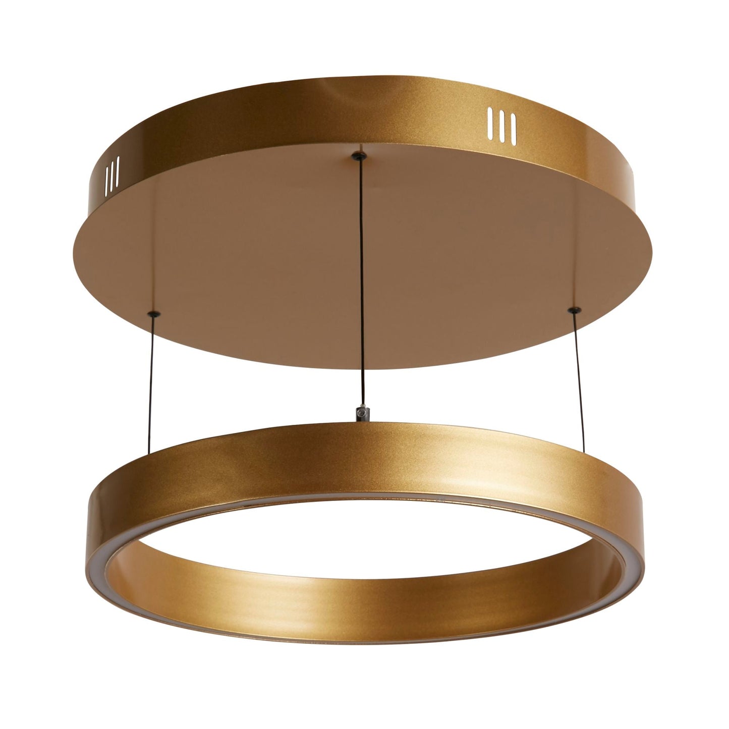 Layla Gesture Control Pendant - Gold Metal & Opal Acrylic - (30410GO)