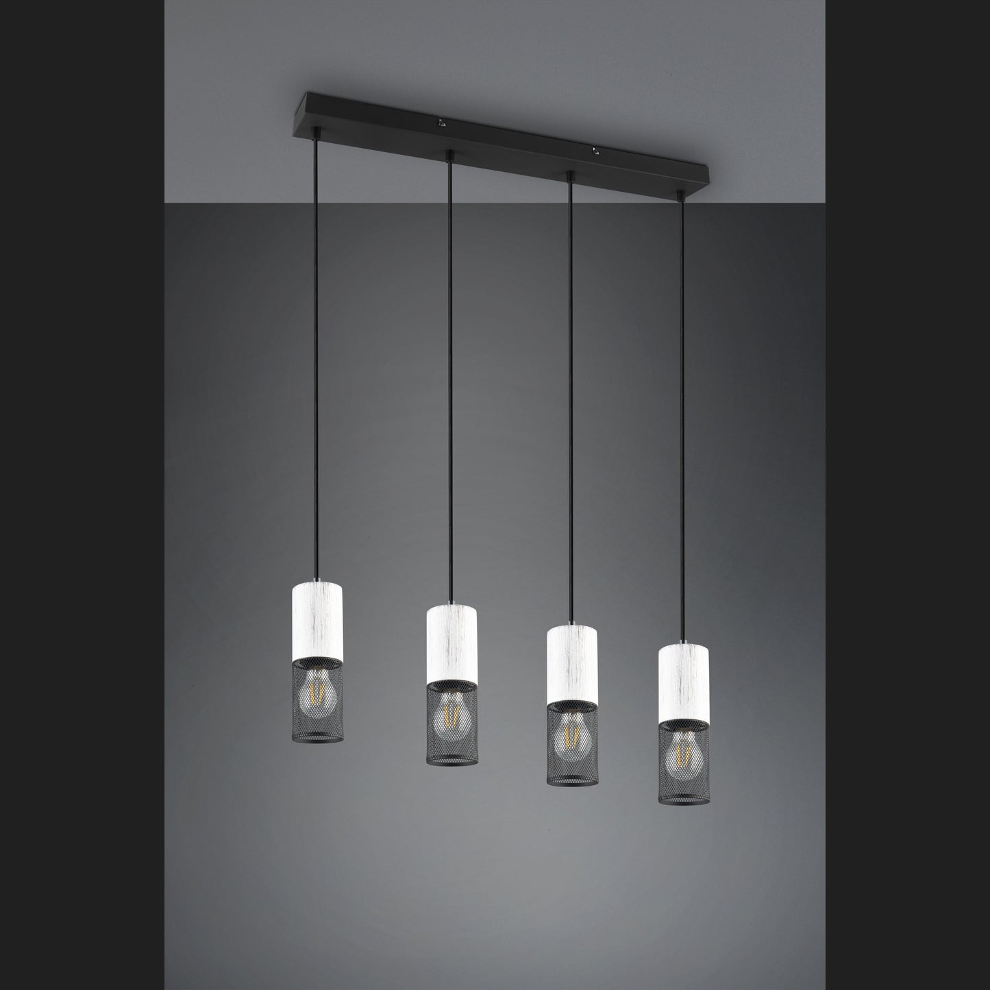 Tosh  - Pendant - Black - White - Trio