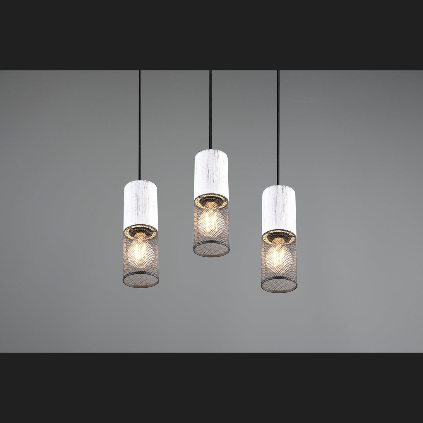 Tosh  - Pendant - Black - White - Trio