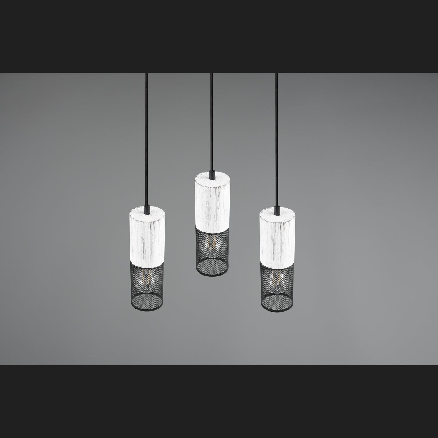 Tosh  - Pendant - Black - White - Trio