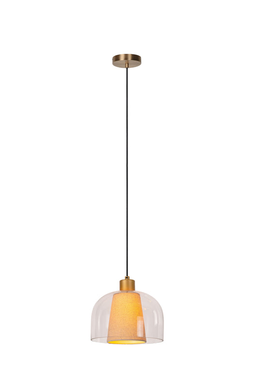 Lucide GUNHILD - Pendant light - Ø 24 cm - 1xE27 - Transparant