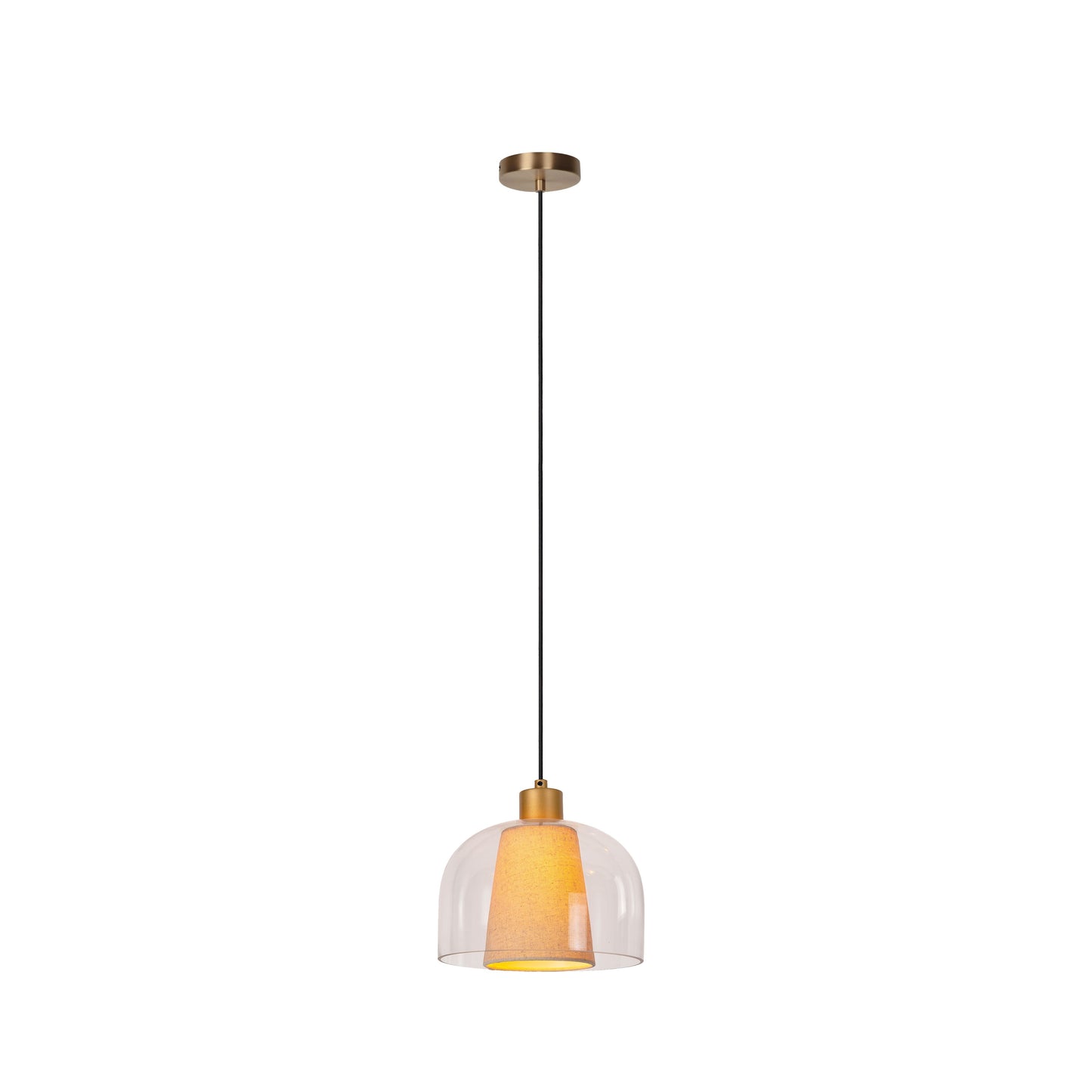 Lucide GUNHILD - Pendant light - Ø 24 cm - 1xE27 - Transparant