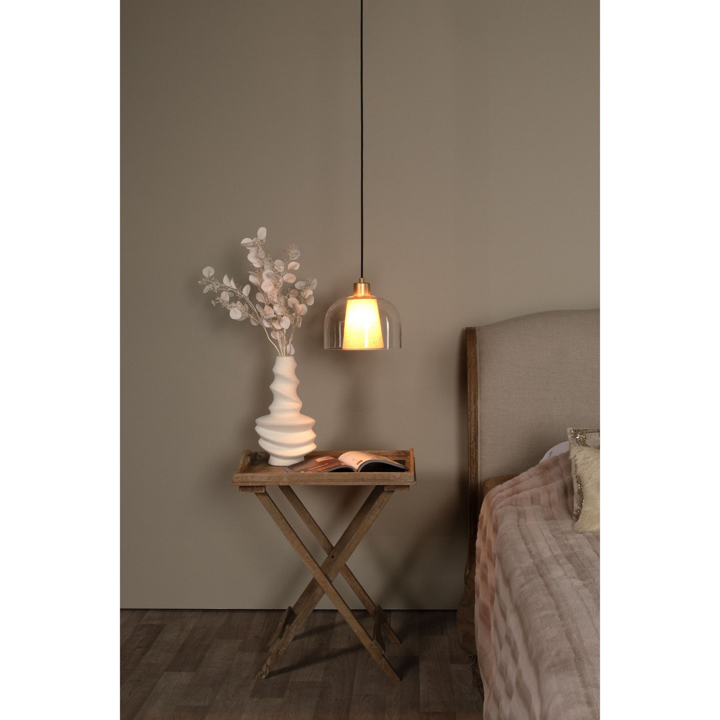 Lucide GUNHILD - Pendant light - Ø 24 cm - 1xE27 - Transparant