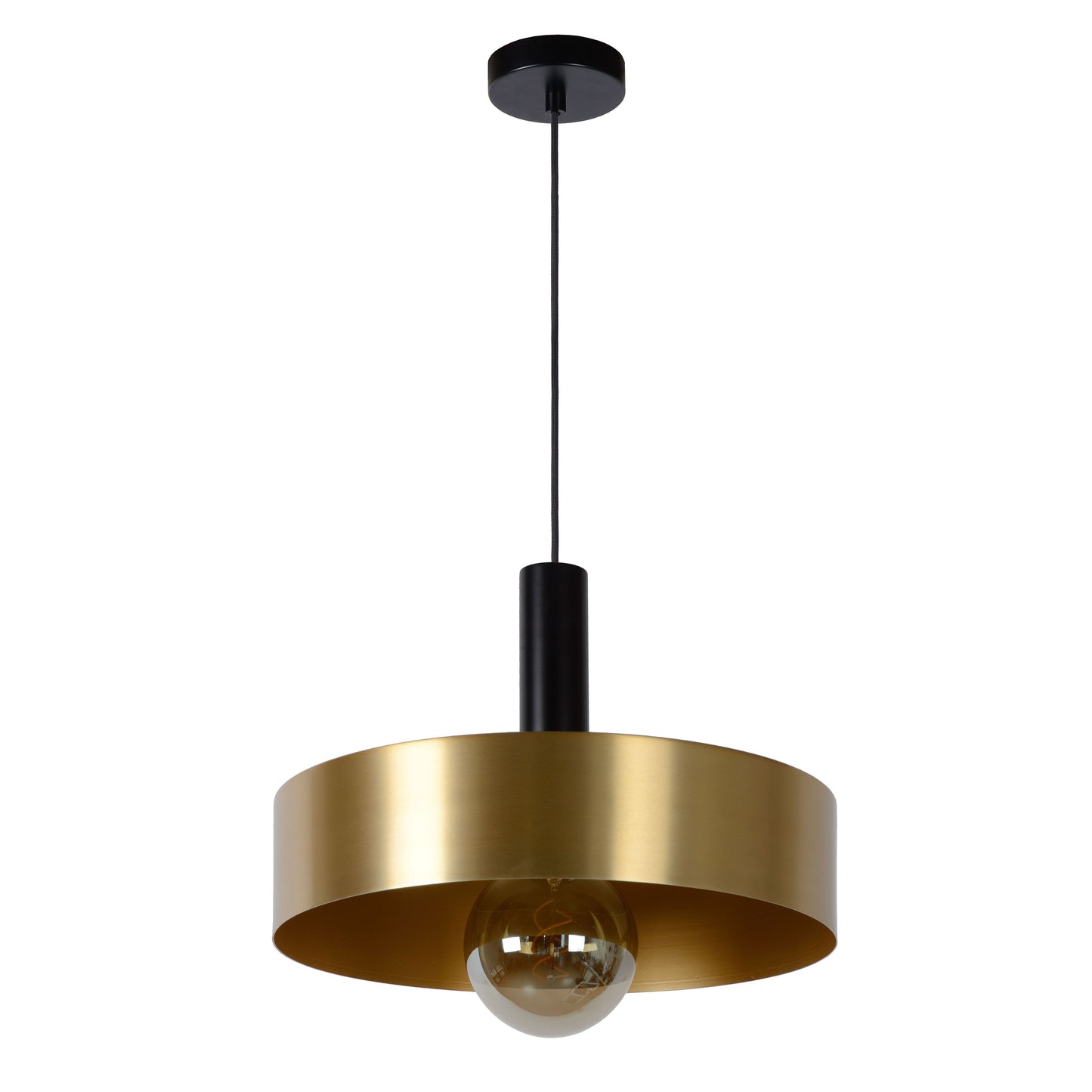 Lucide GIADA - Pendant light - Ø 40 cm - 1xE27 - Matt Gold / Brass