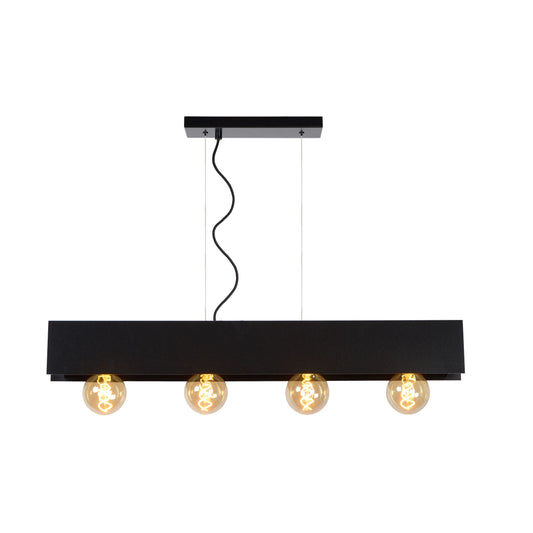 Lucide SURTUS - Pendant light - 4xE27 - Black