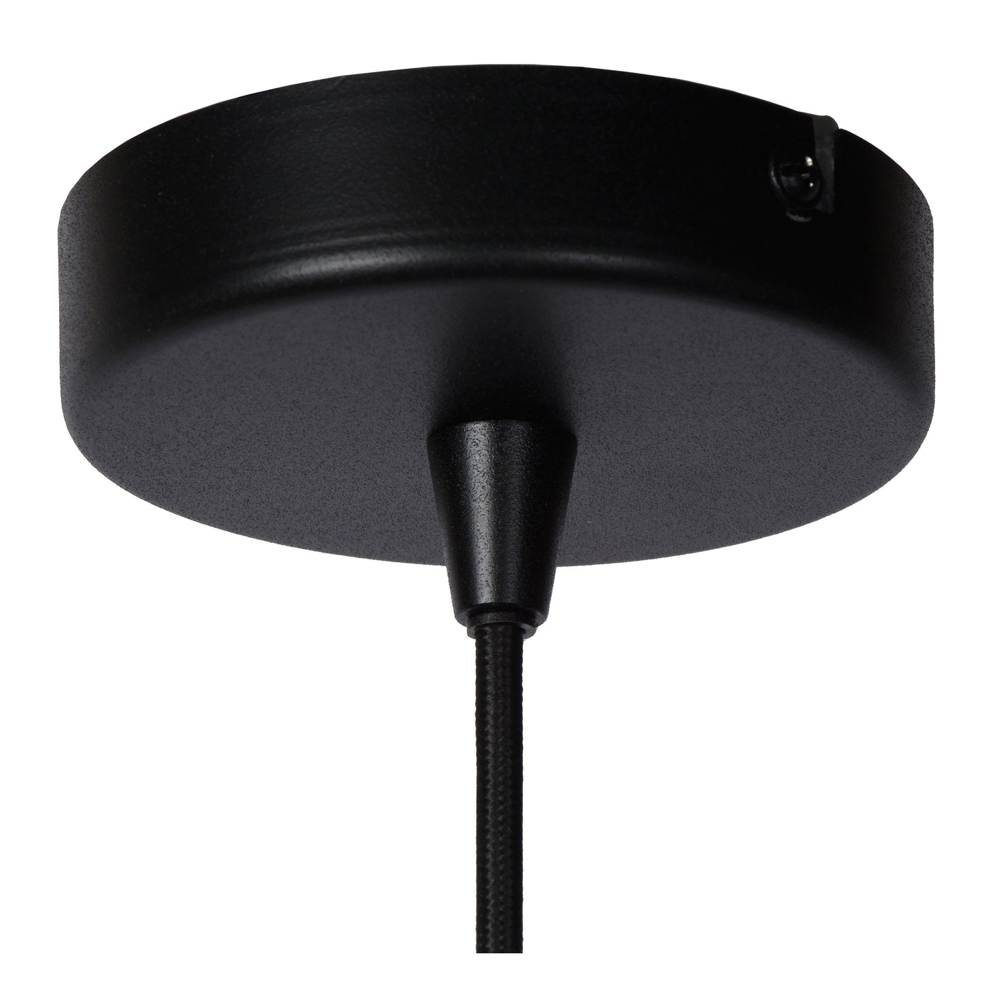 Lucide NOLAN - Pendant light - Ø 24 cm - 1xE27 - Black