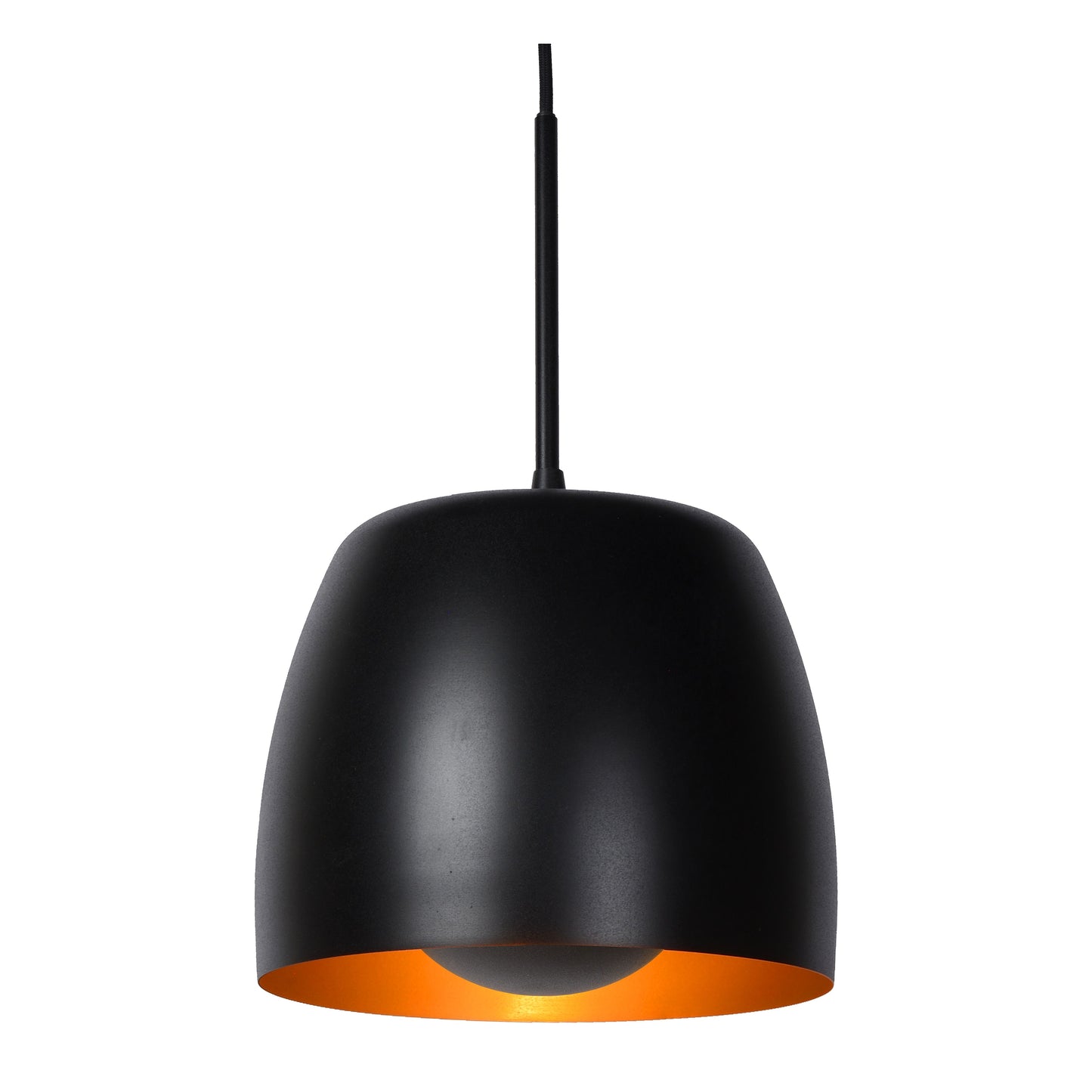 Lucide NOLAN - Pendant light - 3xE27 - Black