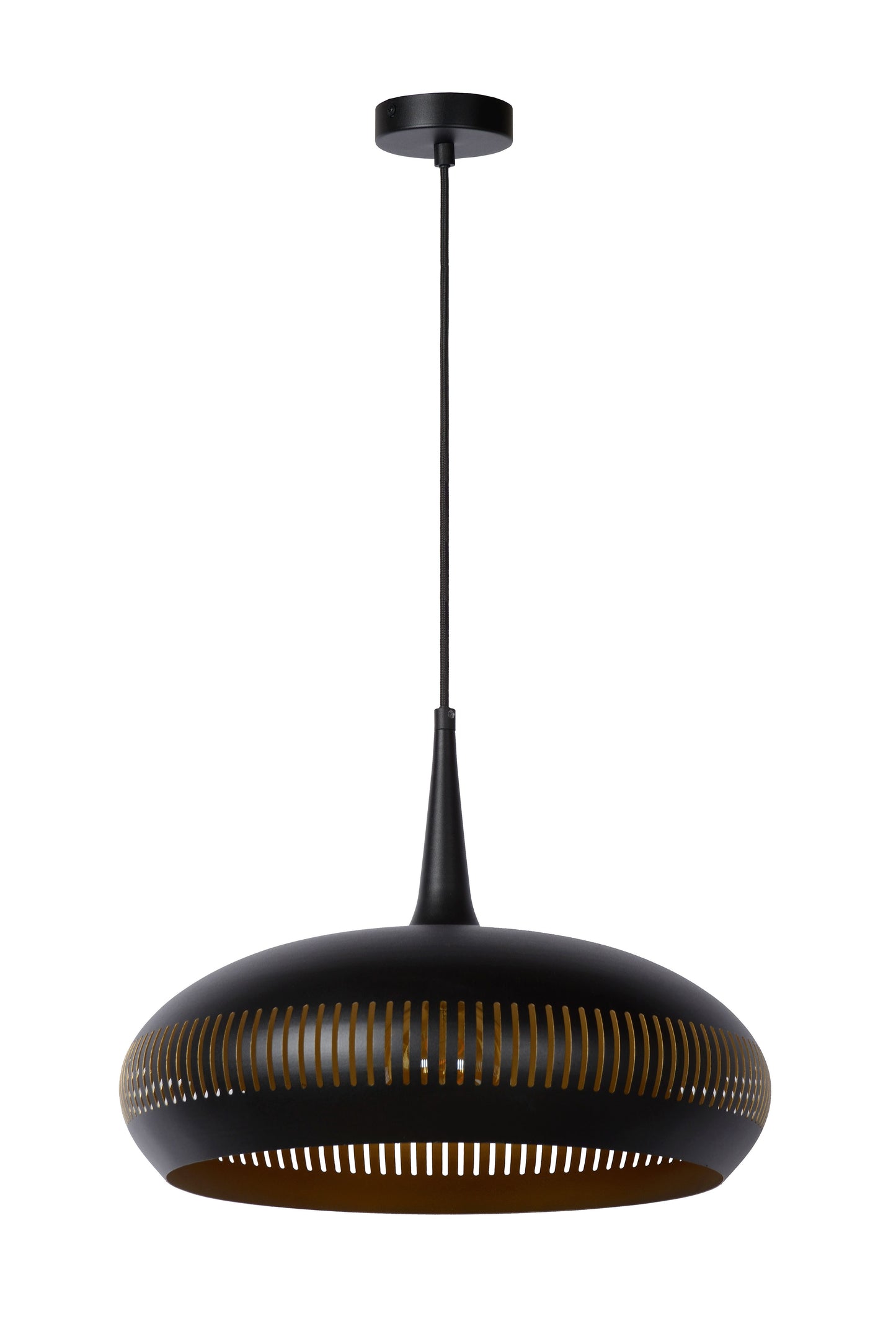 Lucide RAYCO - Pendant light - Ø 45 cm - 1xE27 - Black