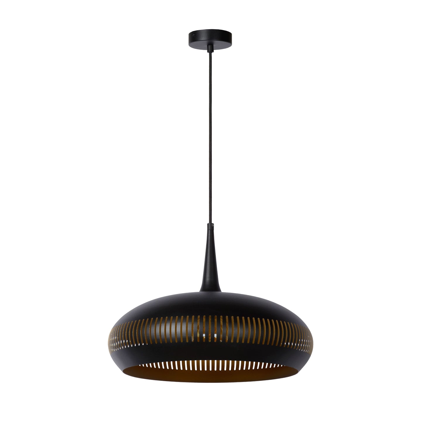 Lucide RAYCO - Pendant light - Ø 45 cm - 1xE27 - Black