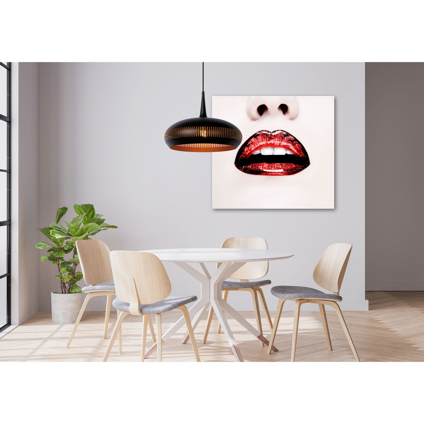 Lucide RAYCO - Pendant light - Ø 45 cm - 1xE27 - Black