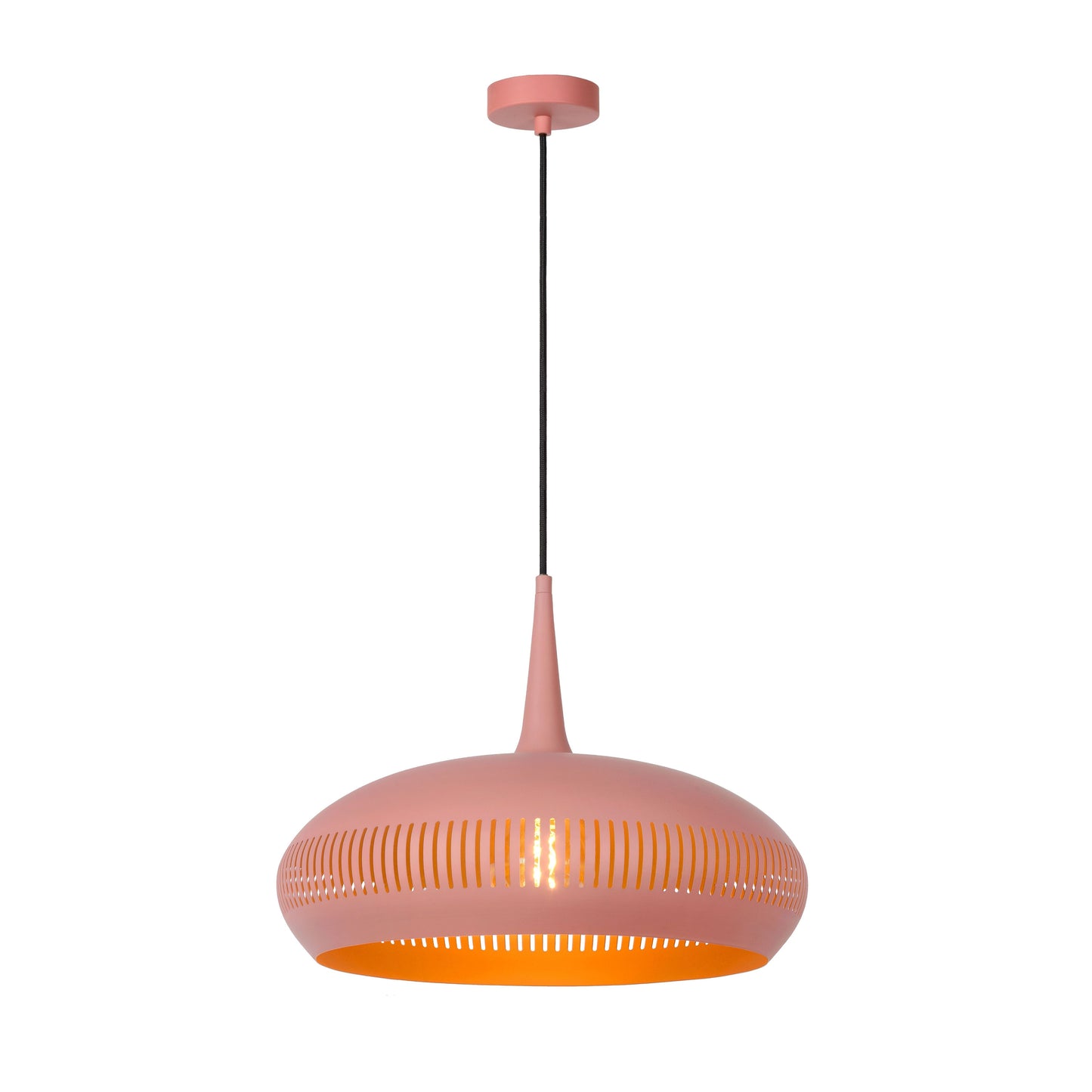 Lucide RAYCO - Pendant light - Ø 45 cm - 1xE27 - Pink