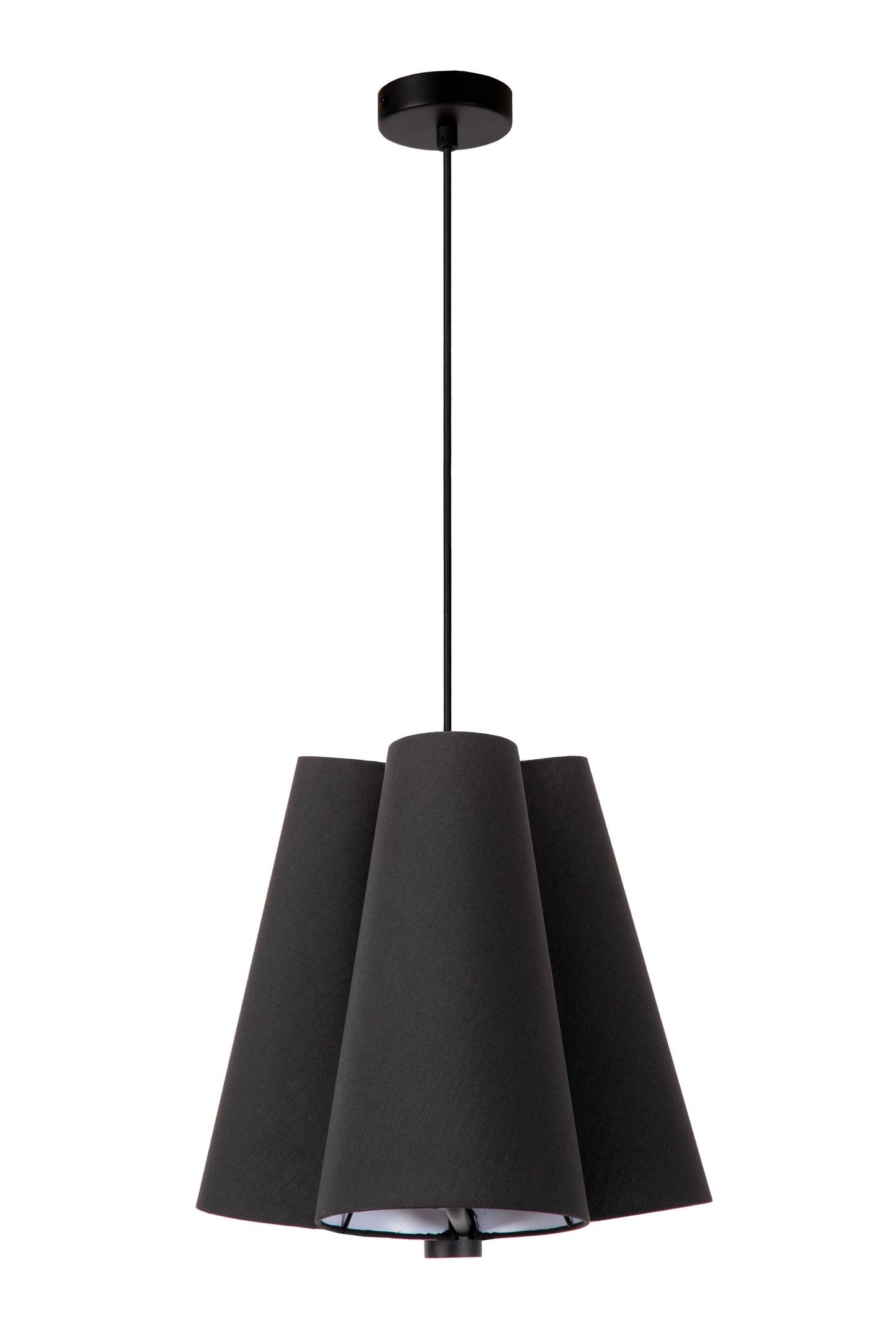 Lucide GREGORY - Pendant light - Ø 34,3 cm - 3xE27 - Black