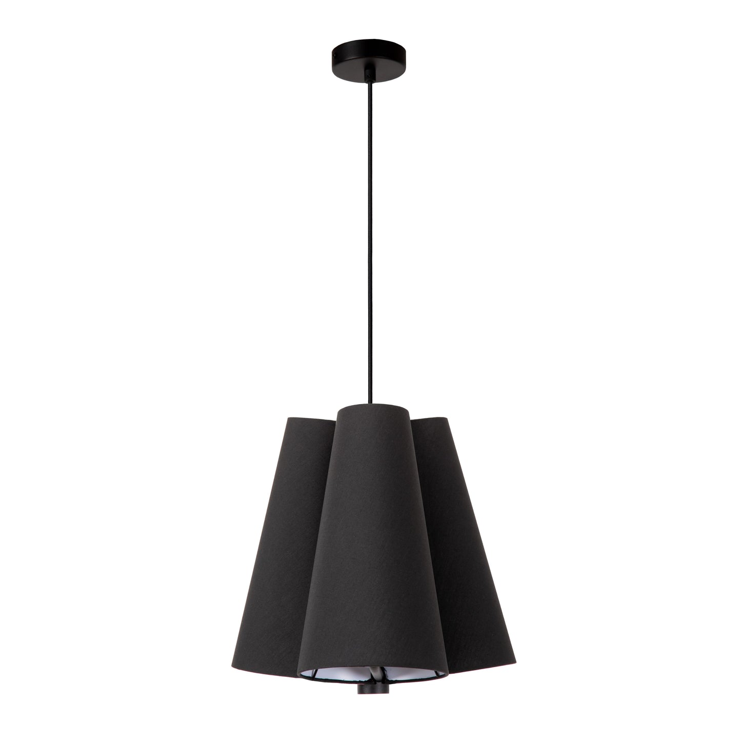 Lucide GREGORY - Pendant light - Ø 34,3 cm - 3xE27 - Black