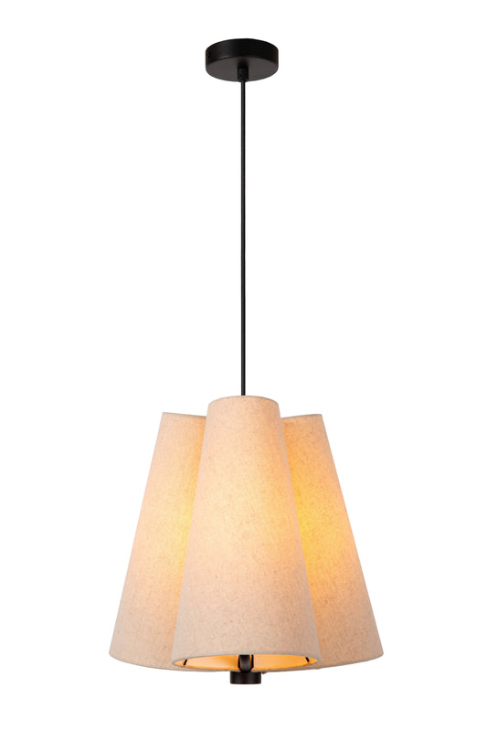 Lucide GREGORY - Pendant light - Ø 34,3 cm - 3xE27 - Cream