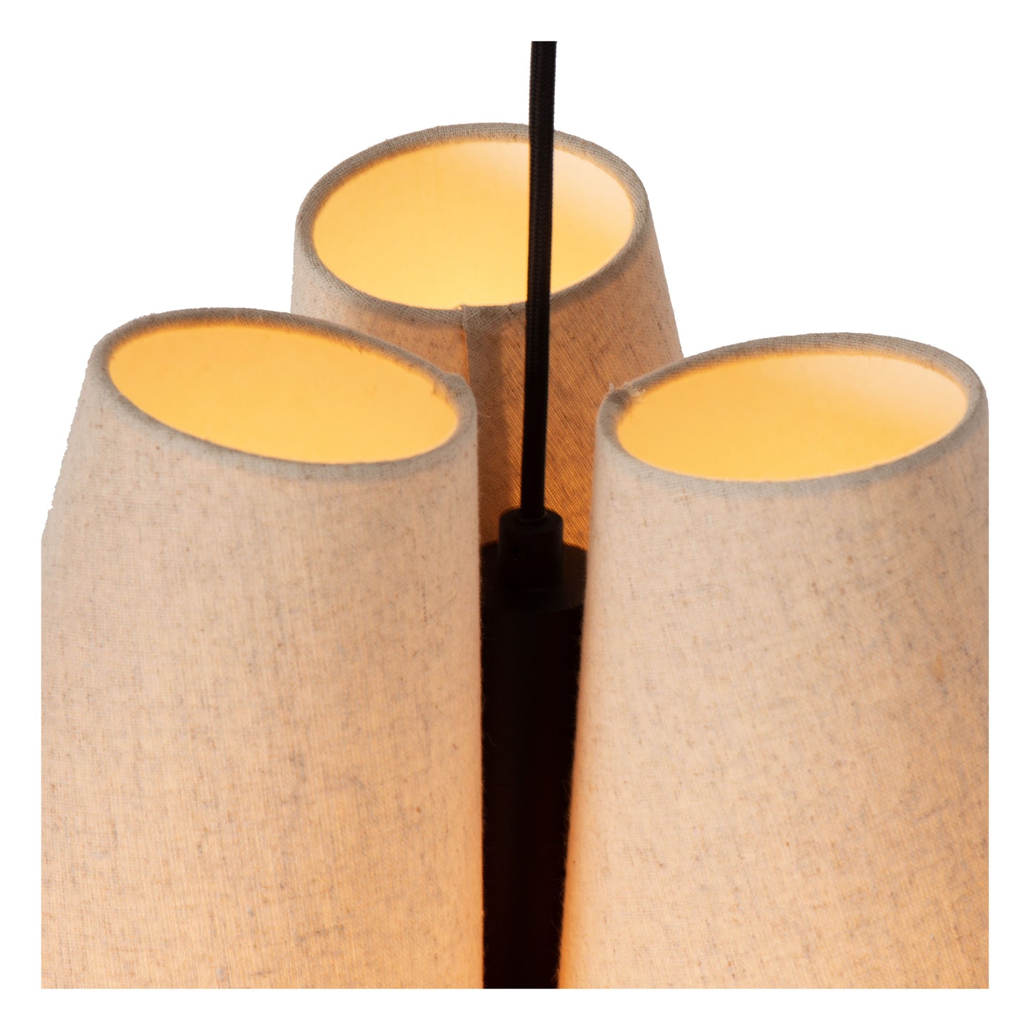 Lucide GREGORY - Pendant light - Ø 34,3 cm - 3xE27 - Cream