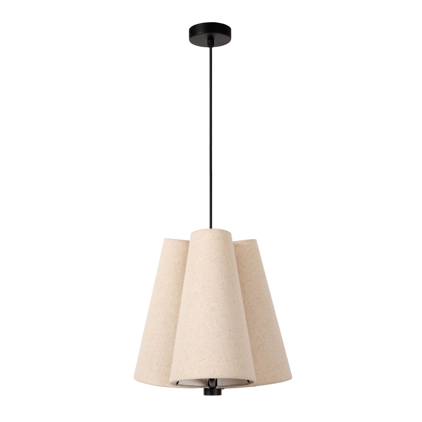 Lucide GREGORY - Pendant light - Ø 34,3 cm - 3xE27 - Cream