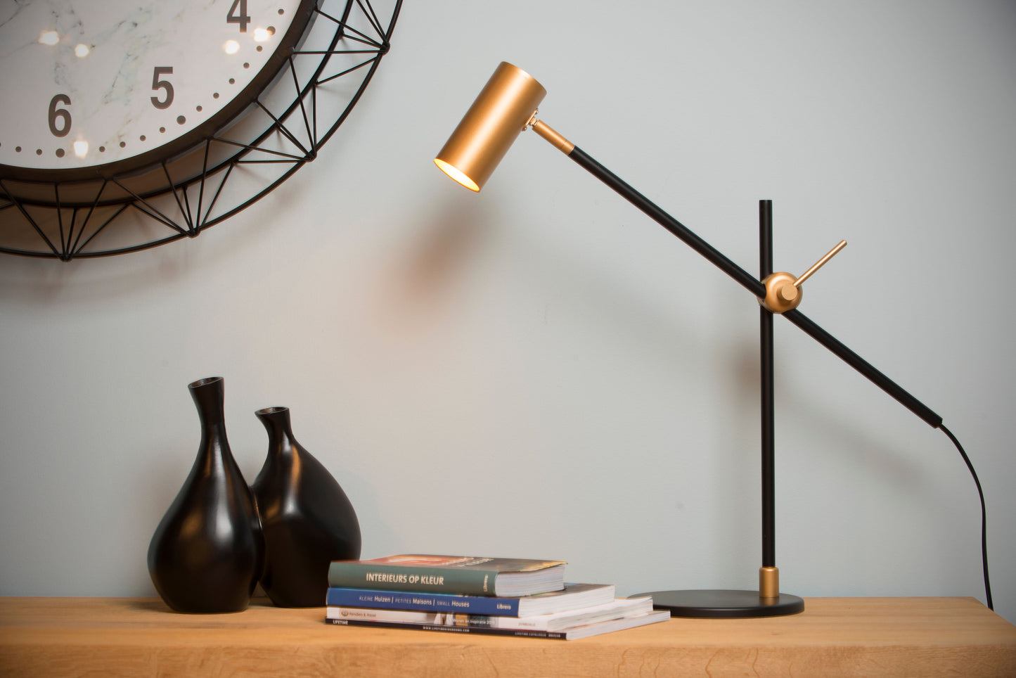 Lucide PHILINE - Desk lamp - 1xGU10 - Black