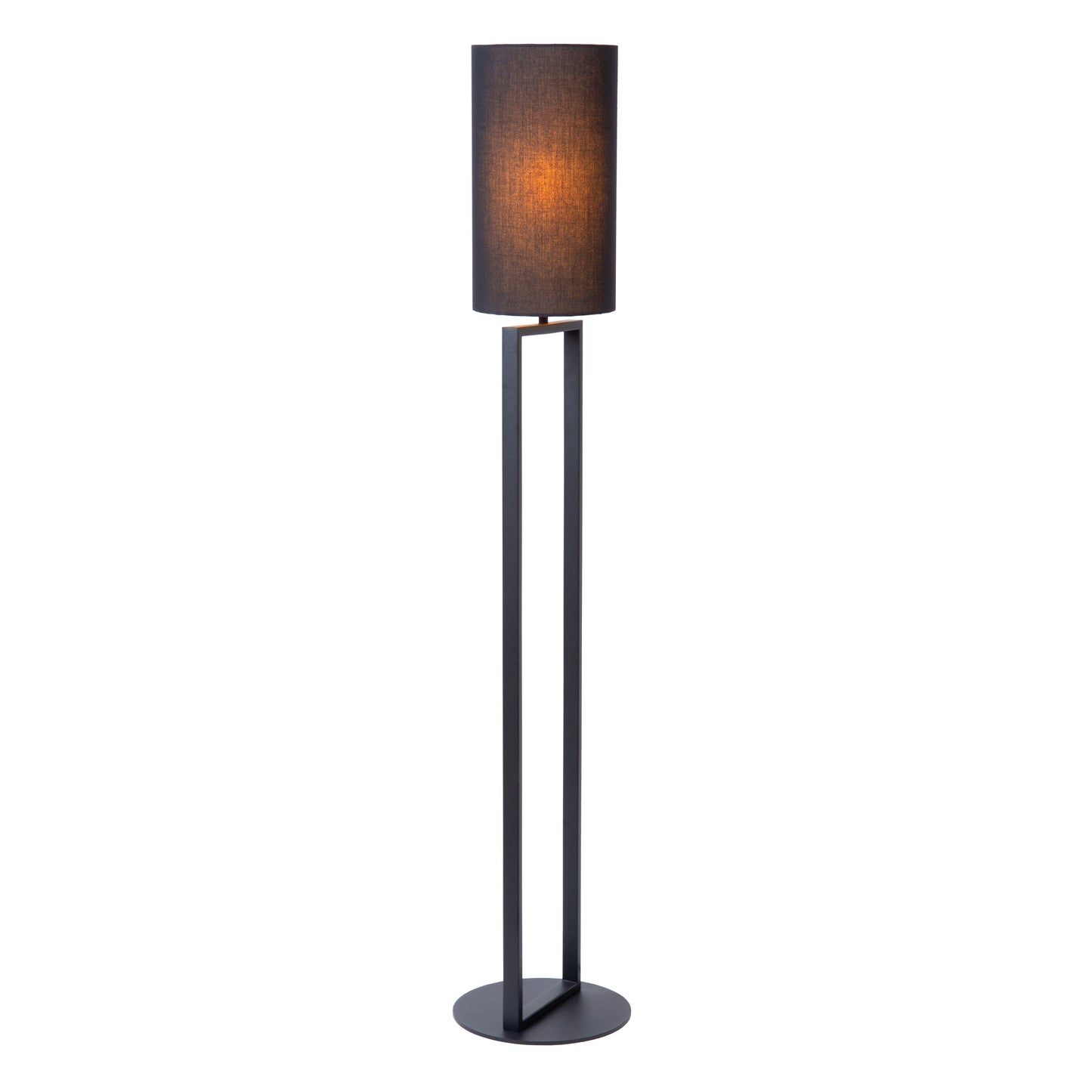 Lucide HERMAN - Floor lamp - Ø 26 cm - 1xE27 - Black