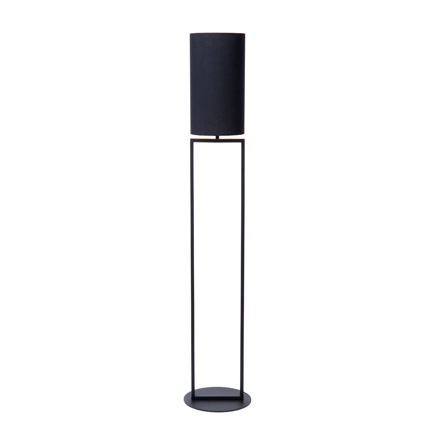 Lucide HERMAN - Floor lamp - Ø 26 cm - 1xE27 - Black