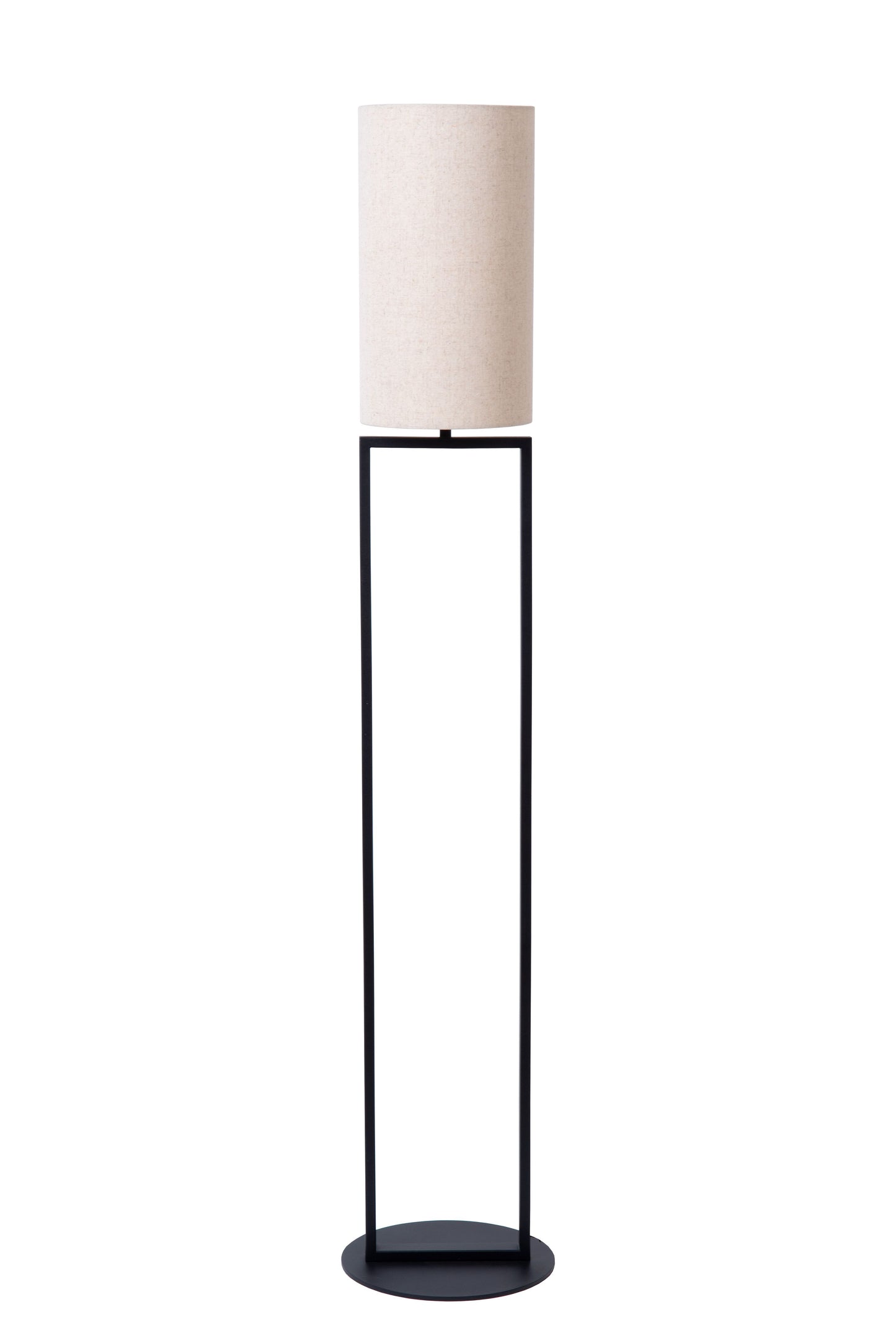 Lucide HERMAN - Floor lamp - Ø 26 cm - 1xE27 - Cream