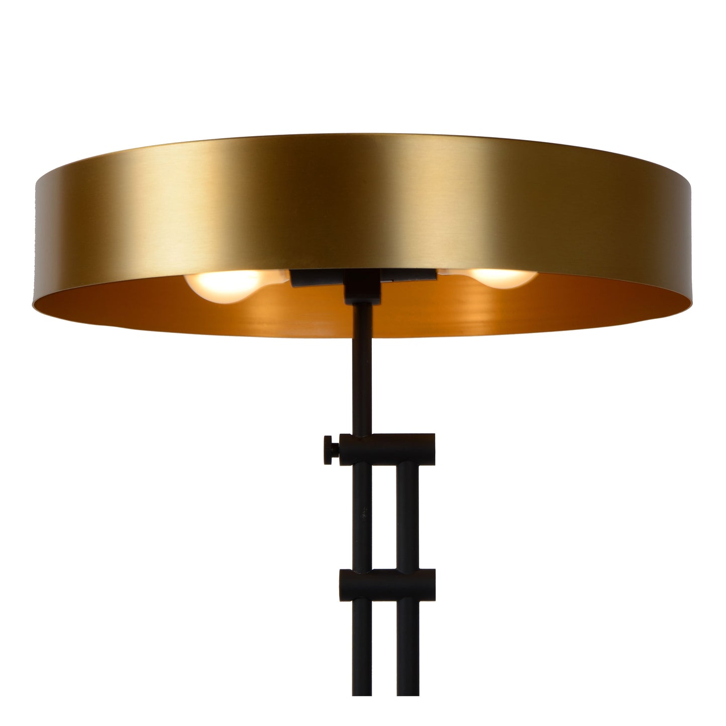 Lucide GIADA - Floor lamp - Ø 45 cm - 2xE27 - Matt Gold / Brass