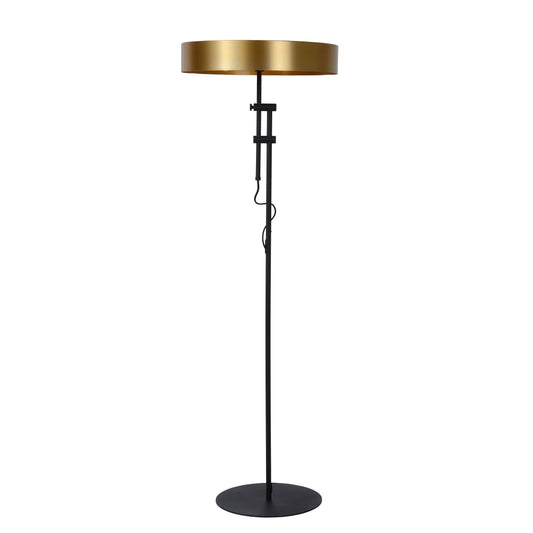 Lucide GIADA - Floor lamp - Ø 45 cm - 2xE27 - Matt Gold / Brass