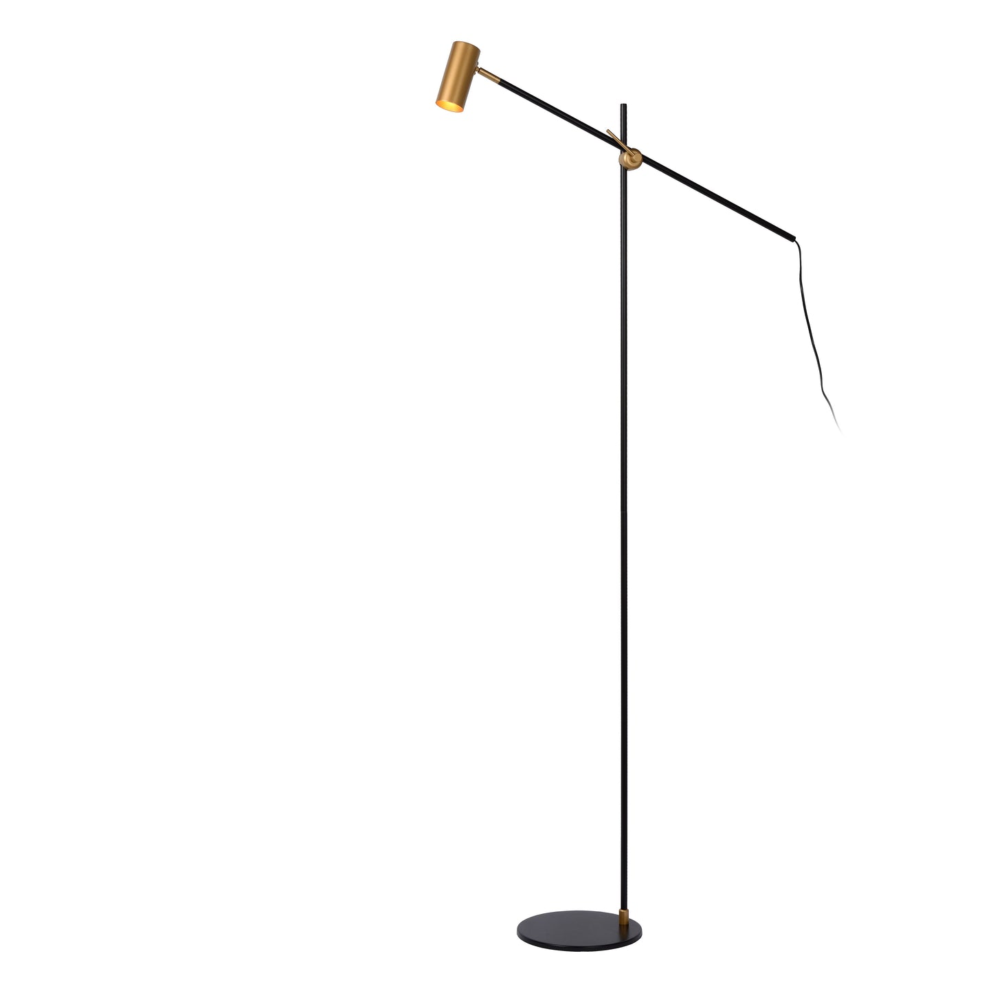 Lucide PHILINE - Floor reading lamp - 1xGU10 - Black